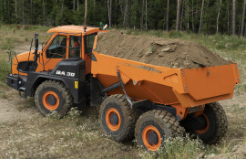 Articulated dump trucks